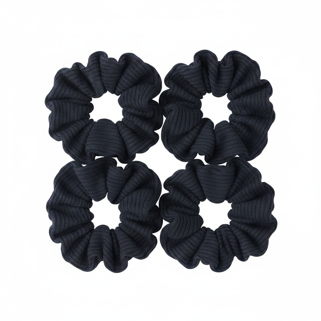 Annie Scrunchie 4ud Negro
