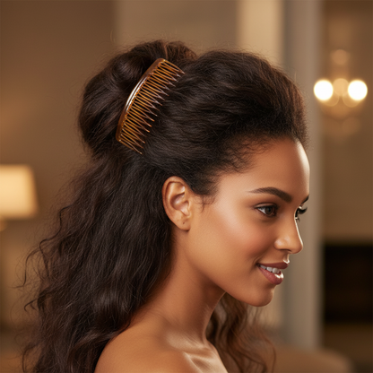 Annie Side Combs Large, 2 Count, Assorted Colors