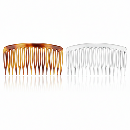 Annie Side Combs Large, 2 Count, Assorted Colors