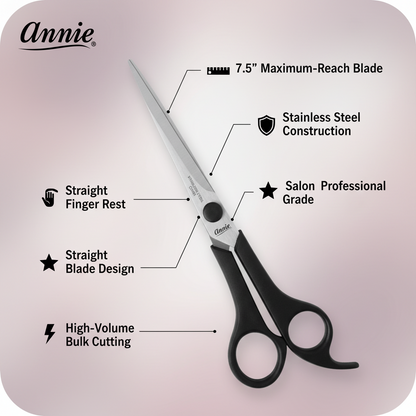 Annie 프로페셔널 스테인레스 헤어 가위 7.5인치