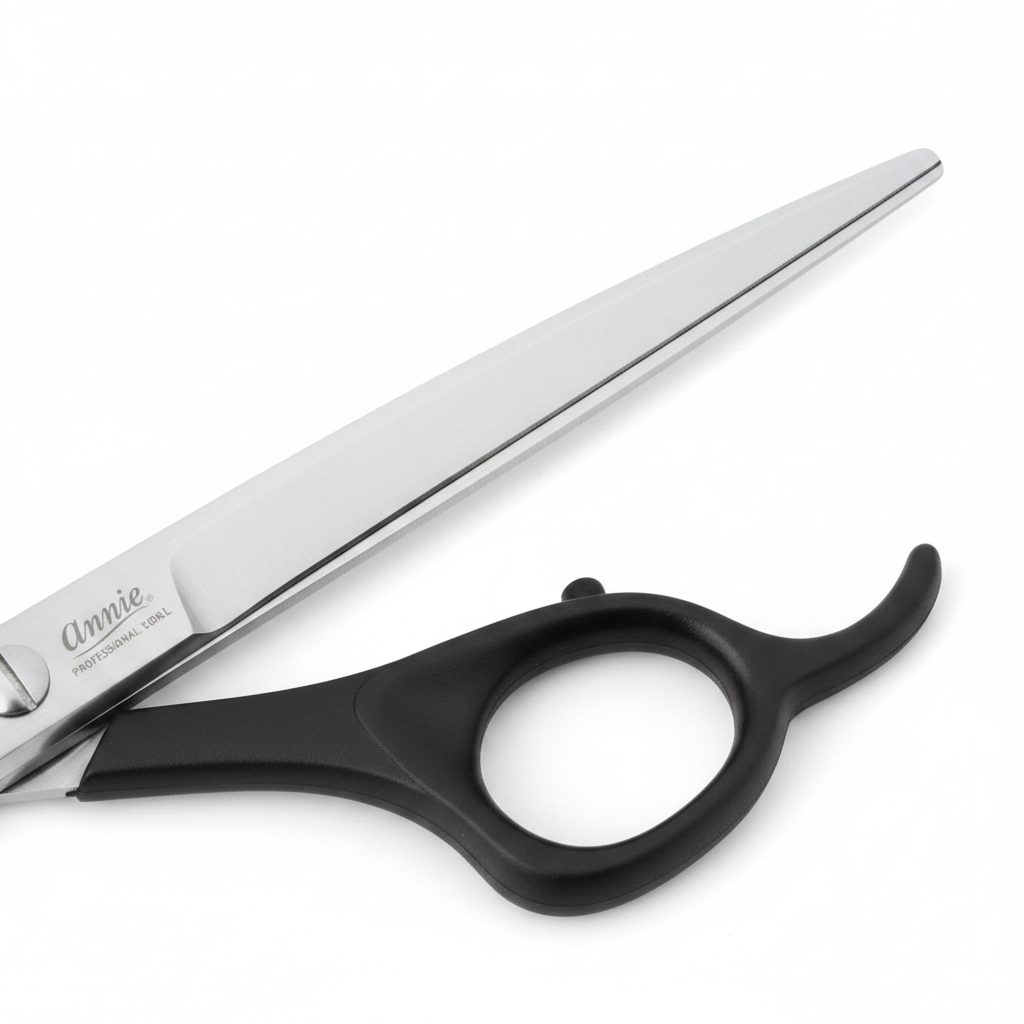 Annie Stainless Steel Hair Shears 7 Inch, 1 Count, Black