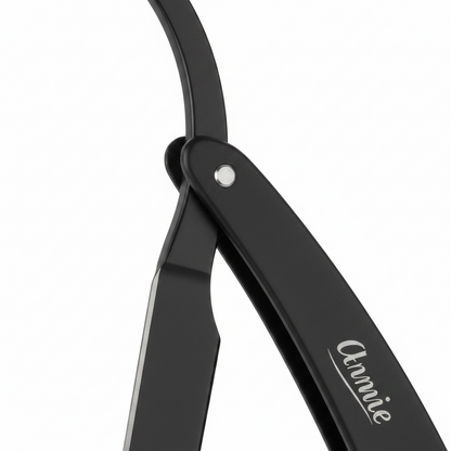 Annie Straight Edge Razor, 1 Count, Black