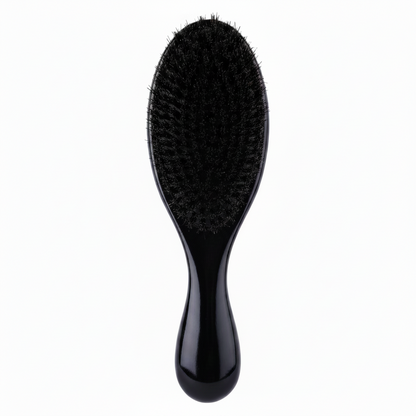 Cepillo ondulador Annie Supreme de cerdas duras de jabalí, 1 unidad, negro