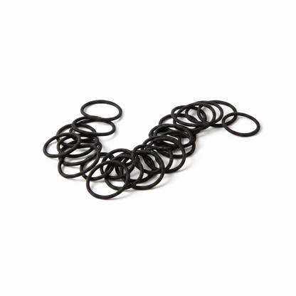 Annie Tangle Free Thin Ponytailers 5 Inch, 24 Count, Black