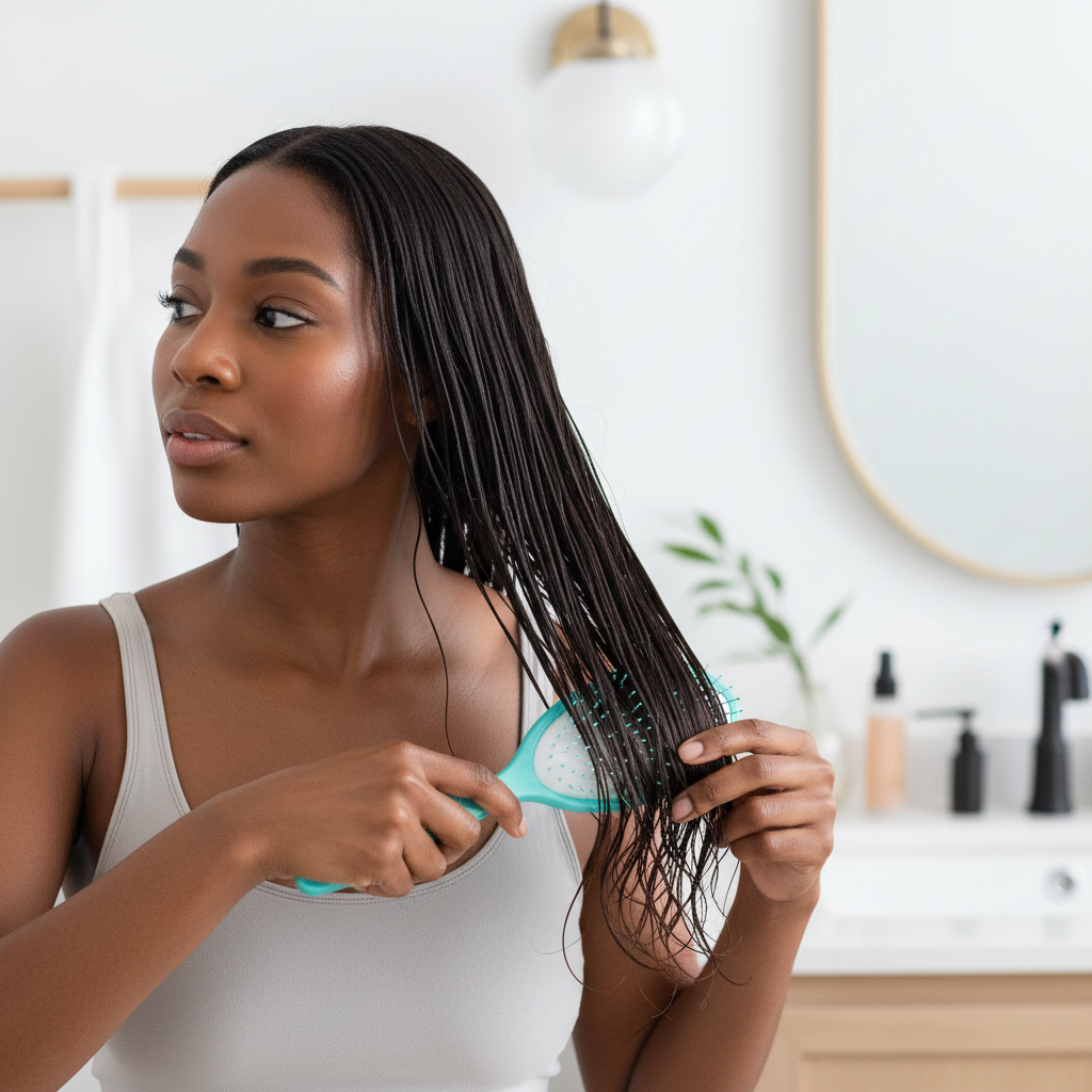Annie Wet &amp; Dry Pearl Brush Verde azulado