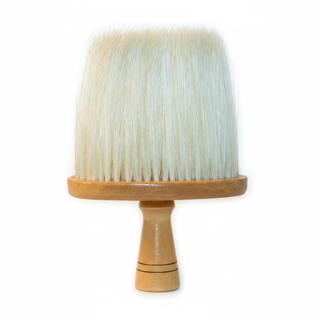 Cepillo Annie con mango de madera para quitar cabellos, 1 unidad, Marrón claro