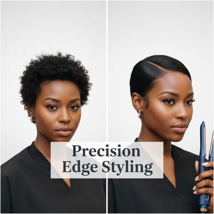 Hot & Hotter Nano Titanium Digital Pencil Flat Iron 3/10 Inch, 1 Count, Blue