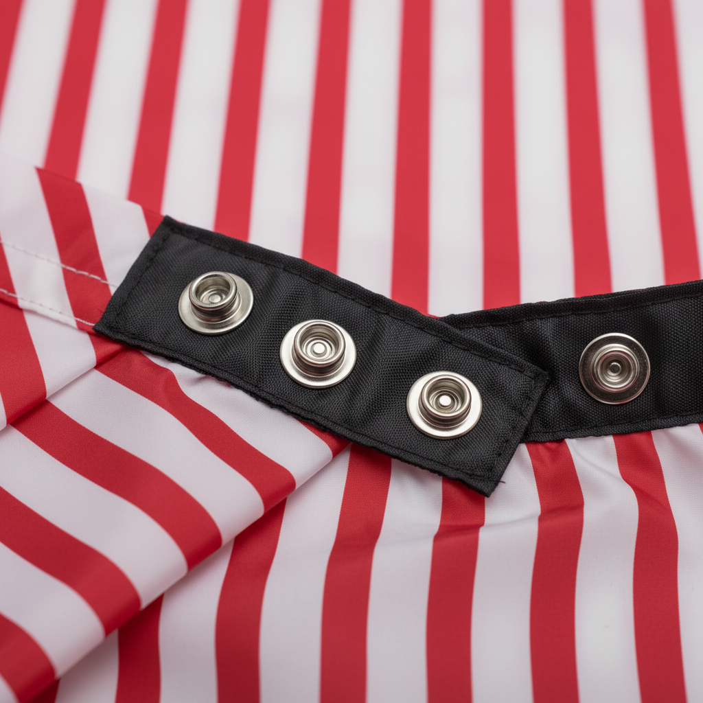Annie Barber Styling Cape, 1 Count, Red & White Stripes