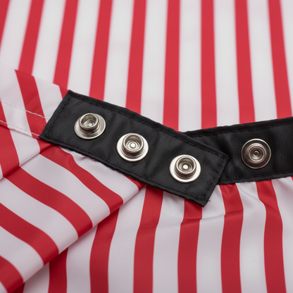 Annie Barber Styling Cape, 1 Count, Red & White Stripes