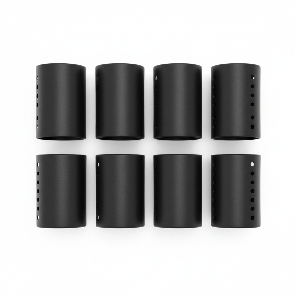 Annie Magnetic Hair Rollers 2 1/2 Inch, 6 Count, Black