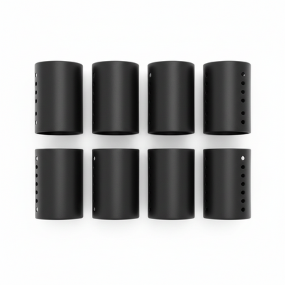 Annie Magnetic Hair Rollers 2 1/2 Inch, 6 Count, Black