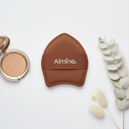 Almine A-Shaped Cloud Puff Sponge, 1 Count, Brown
