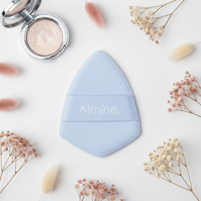 Almine Oval Shaped Cloud Puff Sponge, 1 Count, Blue