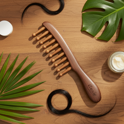 Annie Loc & Braid Comb, 1 Count, Sandalwood