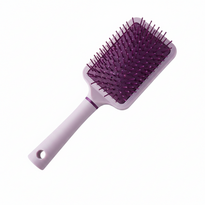 Annie Cushion Paddle Nylon Bristle Brush, 1 Count, Violet