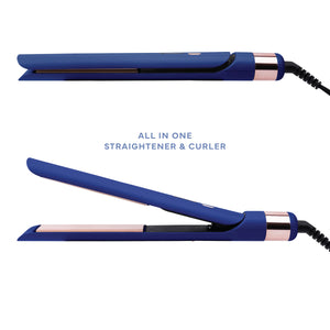 
                  
                    Load image into Gallery viewer, flat iron curling iron styler for women blue color from Annie and Hot &amp;amp; hotter
                  
                