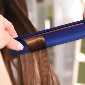 
                  
                    Load image into Gallery viewer, flat iron curling iron styler for women blue color from Annie and Hot &amp;amp; hotter
                  
                