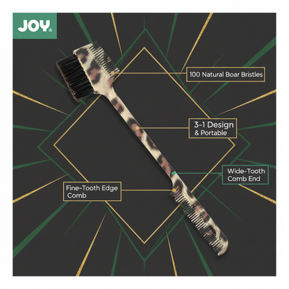 Cepillo y peine para bordes Joy 3 en 1, 1 unidad, modelos de animales variados