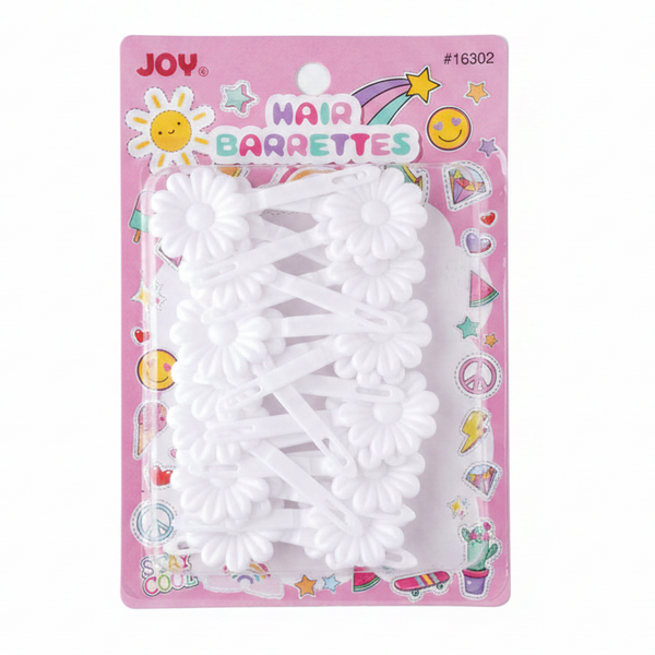 Joy Kids Hair Barrettes – Daisy Clips for Natural & Textured Hair