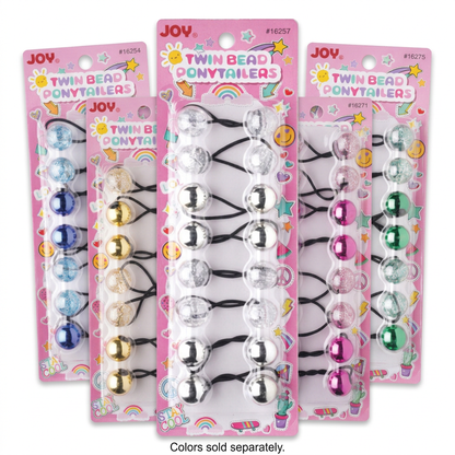 Joy metallic and glitter ponytailers main-image preview