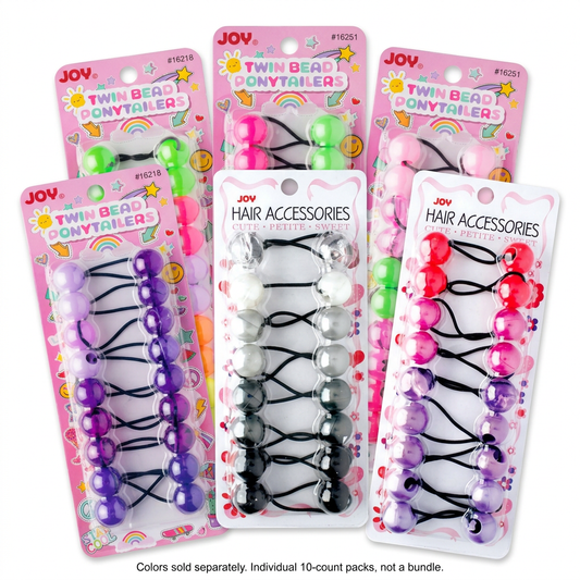 Layered Joy mixed-color ponytailer packages
