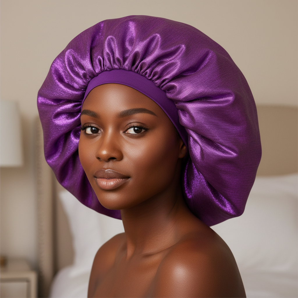Ms. Remi Luminous Bonnet Super Jumbo, 1 Count, Purple