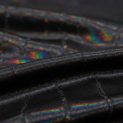 Mr. Durag Wave Maxx Holographic Durag, 1 Count, Black