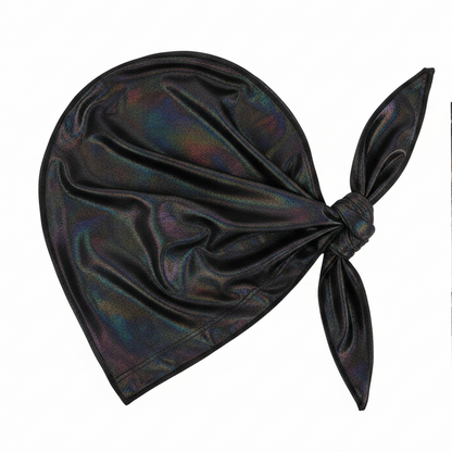 Mr. Durag Wave Maxx Holographic Durag, 1 Count, Black