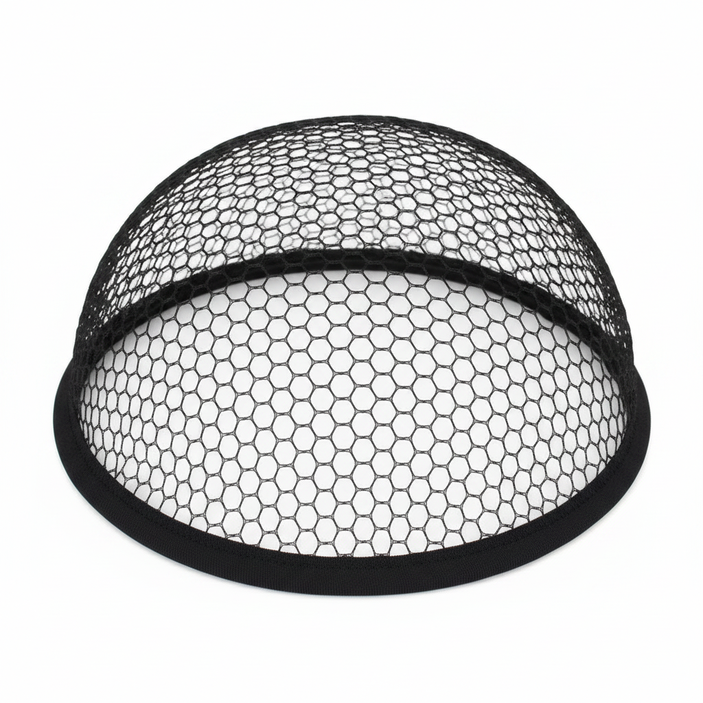 Ms. Remi Nylon Wave Net, 2 Count, Black