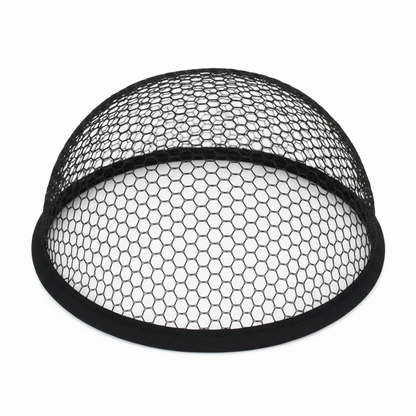 Ms. Remi Nylon Wave Net, 2 Count, Black