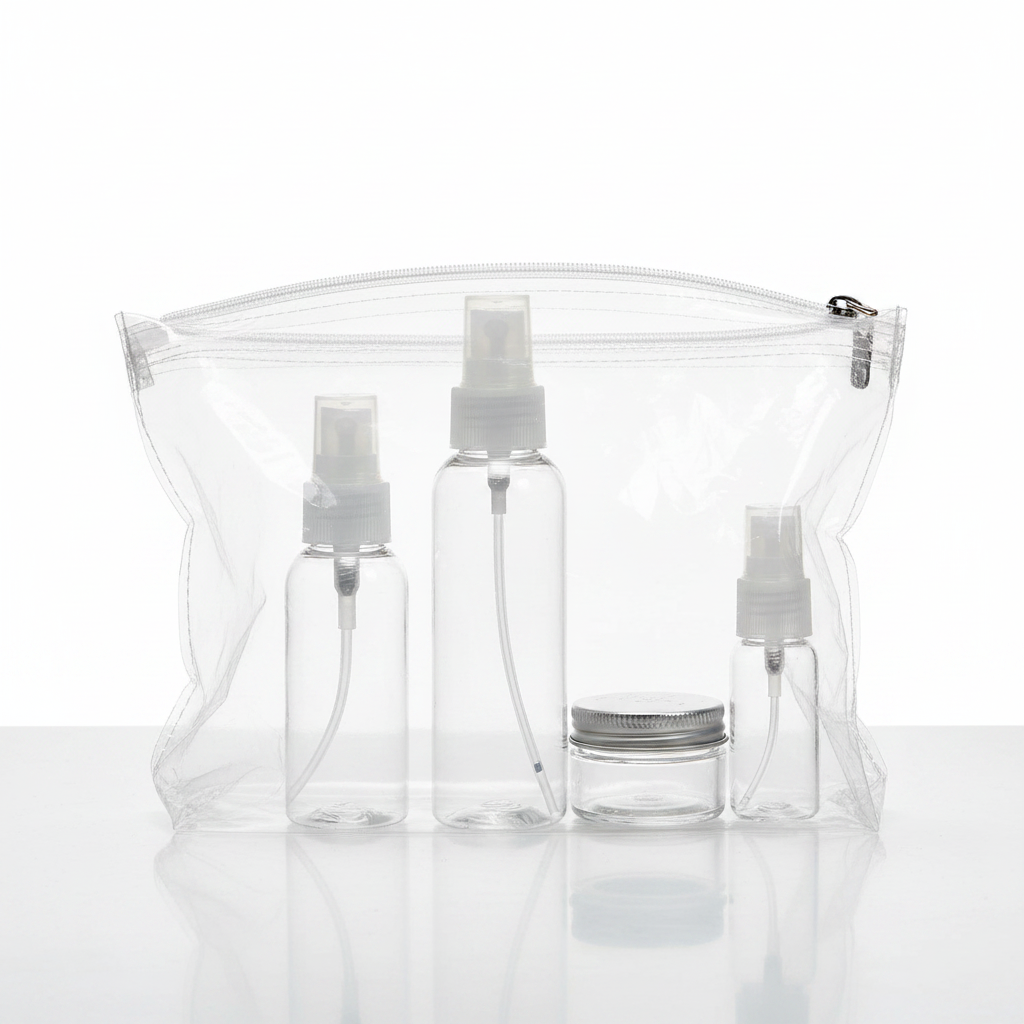 Ozen Spray Top Travel Bottle 3 oz, 1 Count, Clear
