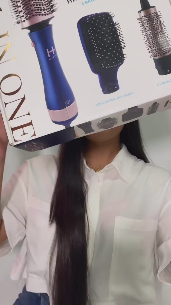 Hot & Hotter All-In-One Interchangeable Hair Dryer Brush, 1 Count