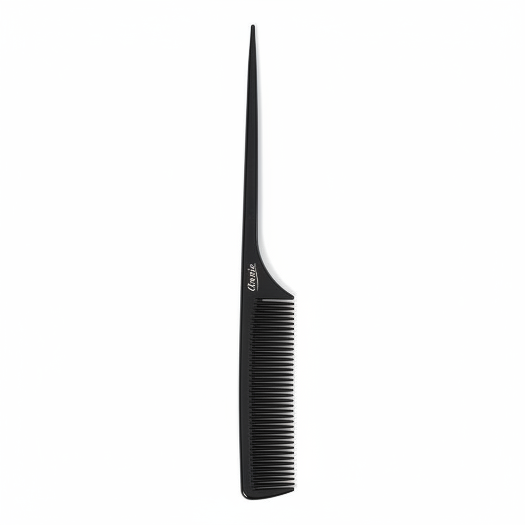 Peine con mango de aguja Annie Premium, 1 unidad, negro