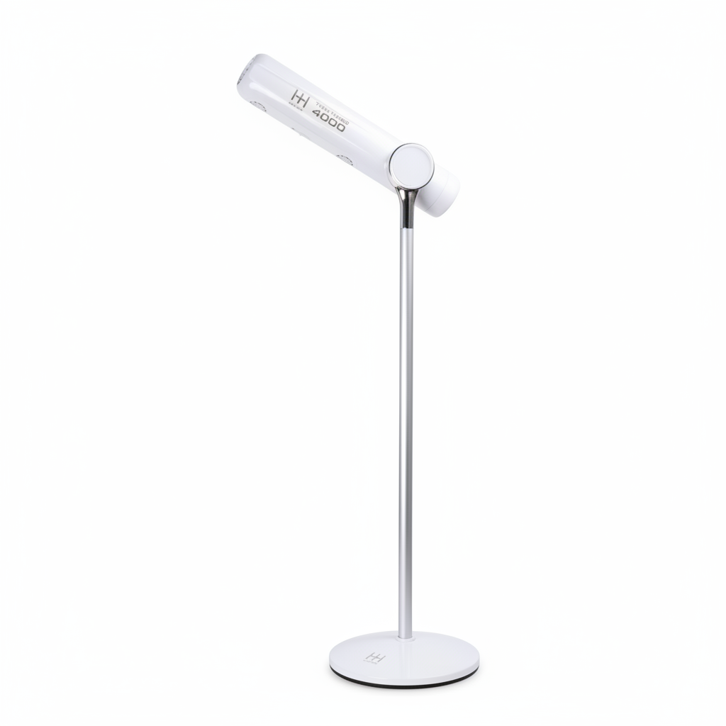 Hot & Hotter Twin Turbo 4000 Adjustable Handsfree Stand Dryer, 1 Count, White