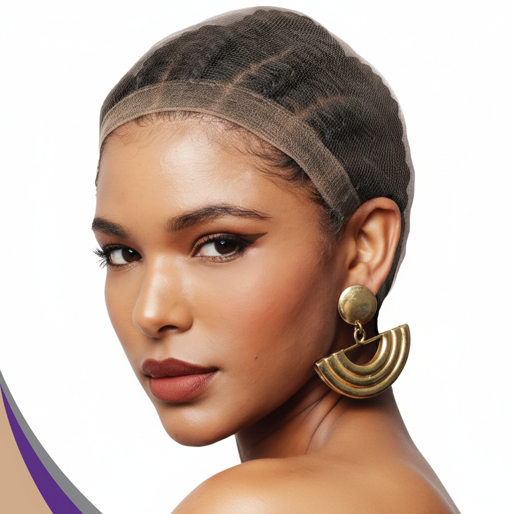 Ms. Remi HD Invisible Melting Wig Cap, 2 Count, Light Brown