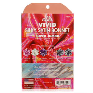 
                  
                    Load image into Gallery viewer, Ms. Remi Silky Satin Vivid Bonnet X-Jumbo Platinum, Assorted
                  
                