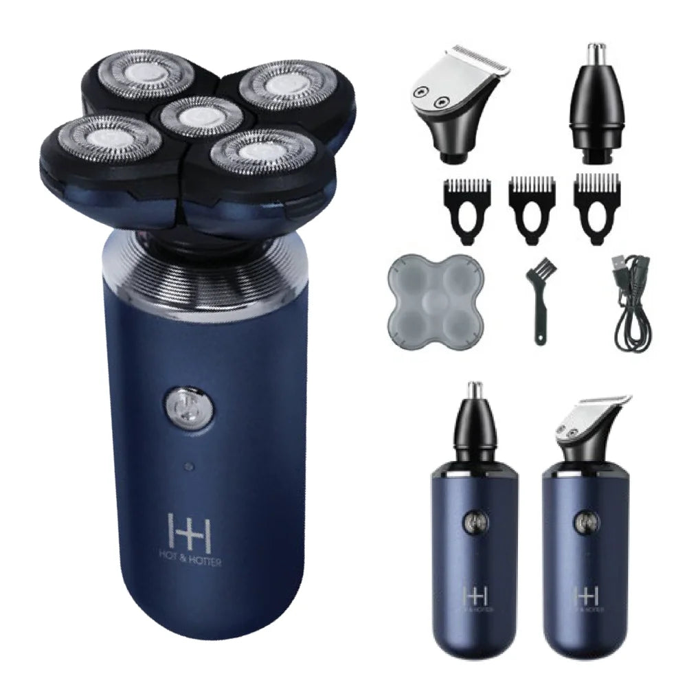 
                  
                    Load image into Gallery viewer, Hot &amp;amp; Hotter 4 in 1 Head Shaver &amp;amp; Grooming Kit
                  
                