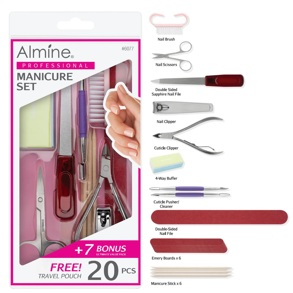 
                  
                    Load image into Gallery viewer, Almine Professional Manicure Set 20pc Manicure Tools Almine   
                  
                