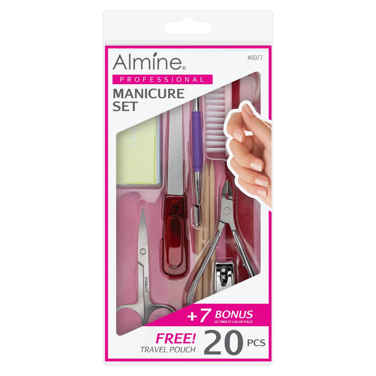 Almine Manicure Set - 20PCS #6077