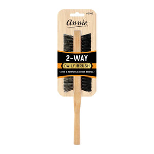 Annie International:Annie Two Way Wooden Brush 5 Row Soft and Hard
