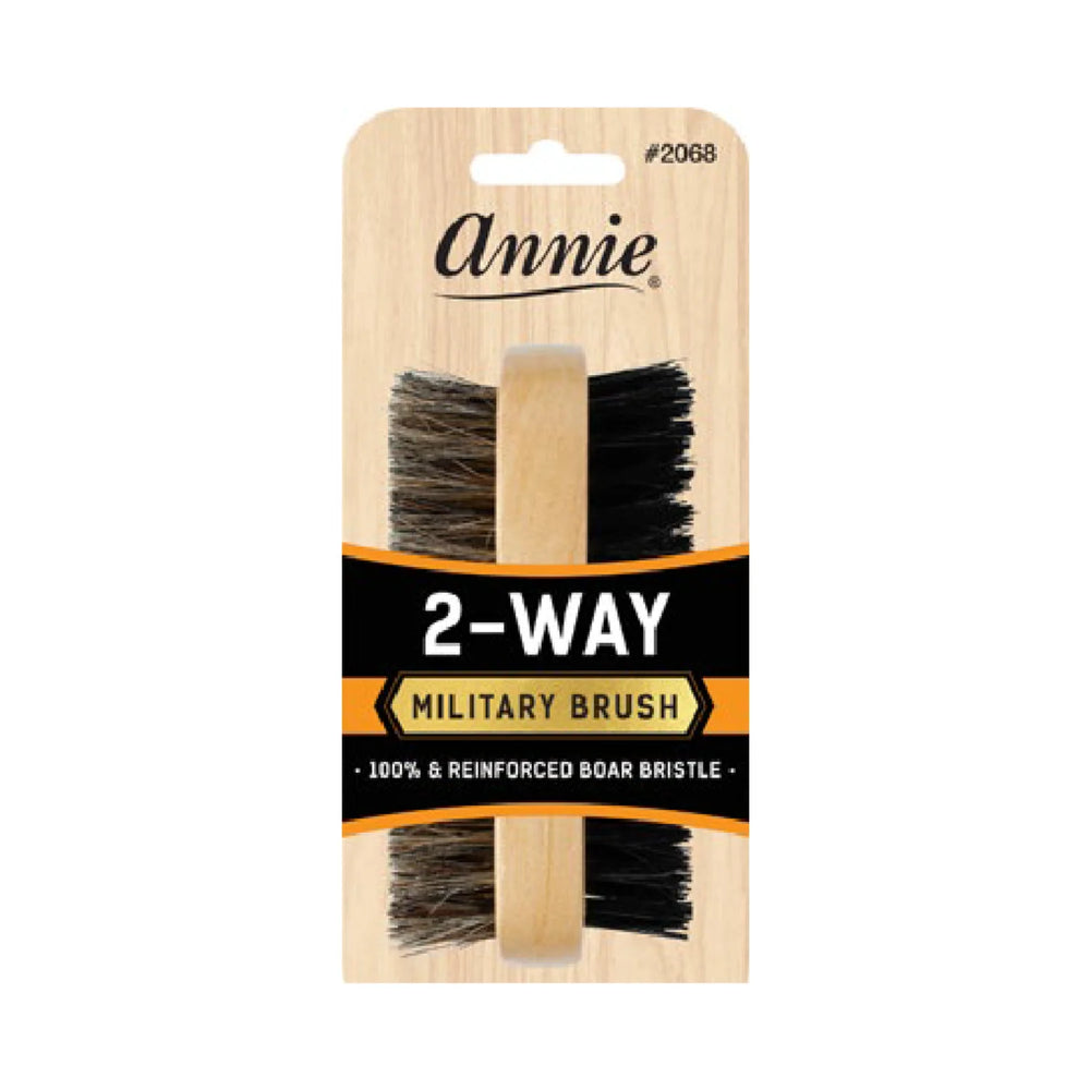 Annie Two Way Military Brush Boar Bristle Soft and Hard Brushes Annie   