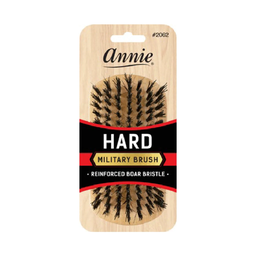 Annie Hard Military Brush Boar & Nylon Bristle