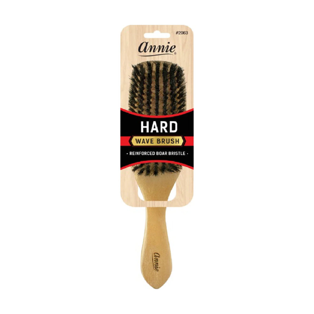 Annie Hard Wave Brush Boar & Nylon Bristle Gold