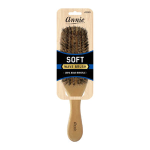 
                  
                    Load image into Gallery viewer, Annie Soft Wave Brush 100% Pure Boar Bristles Gold
                  
                