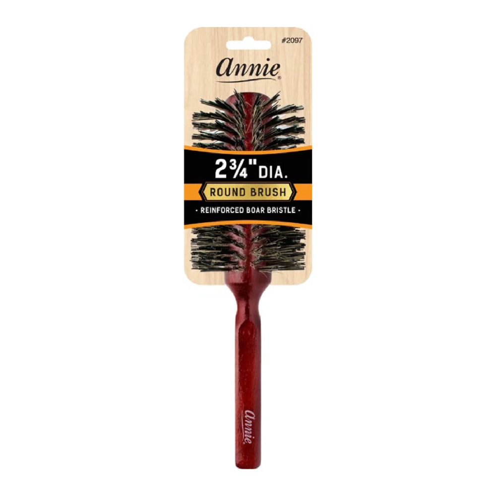 Annie Hard Round Bristle Brush 2 3/4 Inch Brushes Annie   