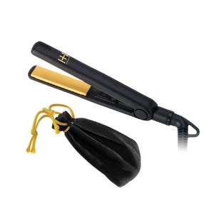 
                  
                    Load image into Gallery viewer, Hot &amp;amp; Hotter Gold Ceramic Flat Iron Mini 5/8 Inch
                  
                