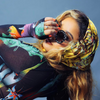 Broadus Collection Scarf by Snoop Dogg and Shante, Golden Tropics