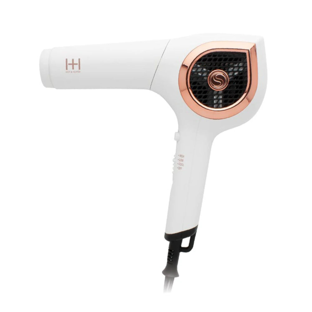 
                  
                    Load image into Gallery viewer, Hot &amp;amp; Hotter Ceramic Ionic Turbo 3000 Hair Dryer White Hair Dryer Hot &amp;amp; Hotter   
                  
                