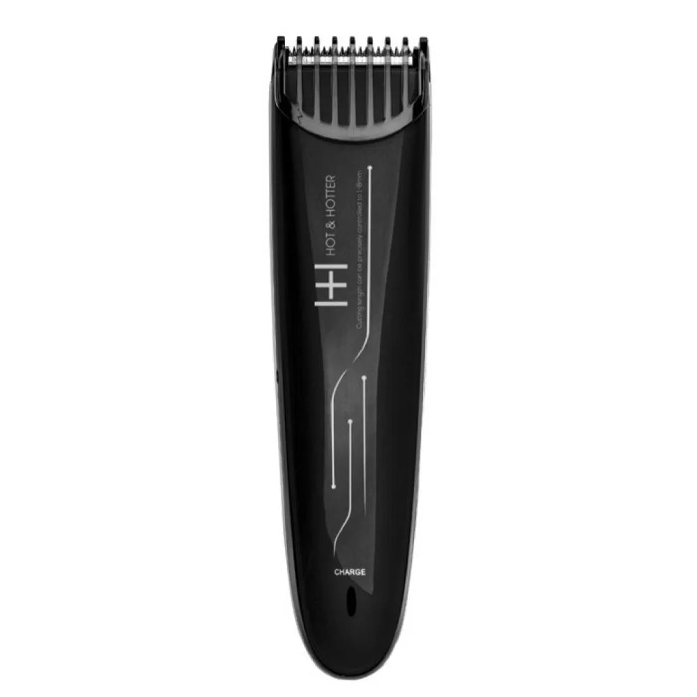 Hot & Hotter Adjustable Guide Rechargeable Clipper Black Hair Clipper Hot & Hotter   