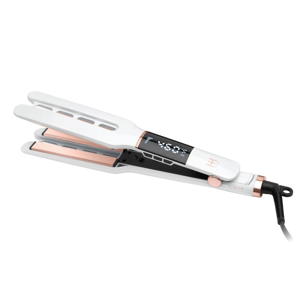 
                  
                    Load image into Gallery viewer, Hot &amp;amp; Hotter Dual Plate Digital Ceramic Flat Iron  Annie International   
                  
                